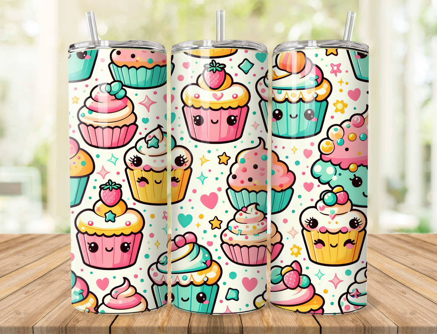 Kawaii Cupcake 20oz Tumbler