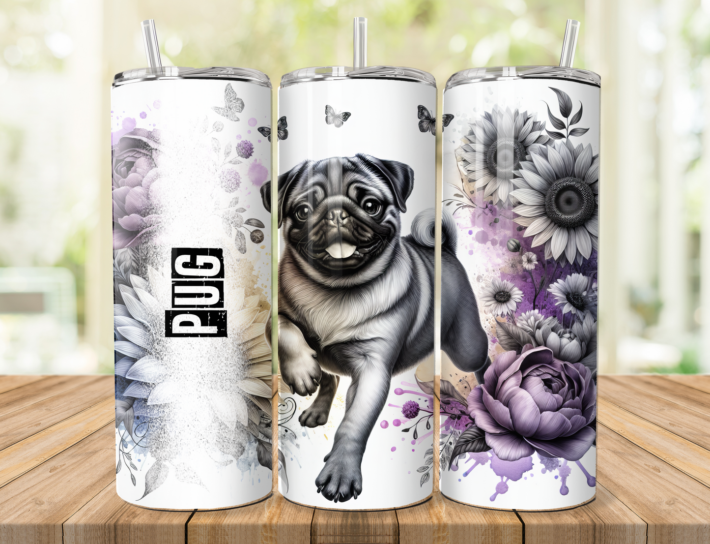 Dog 20oz Tumbler, multiple breed options.