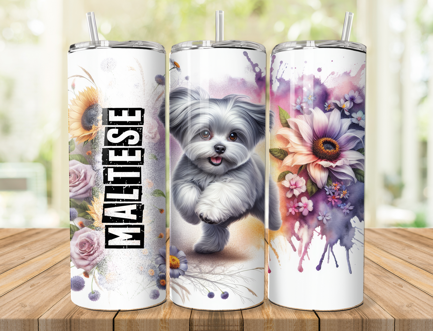 Dog 20oz Tumbler, multiple breed options.